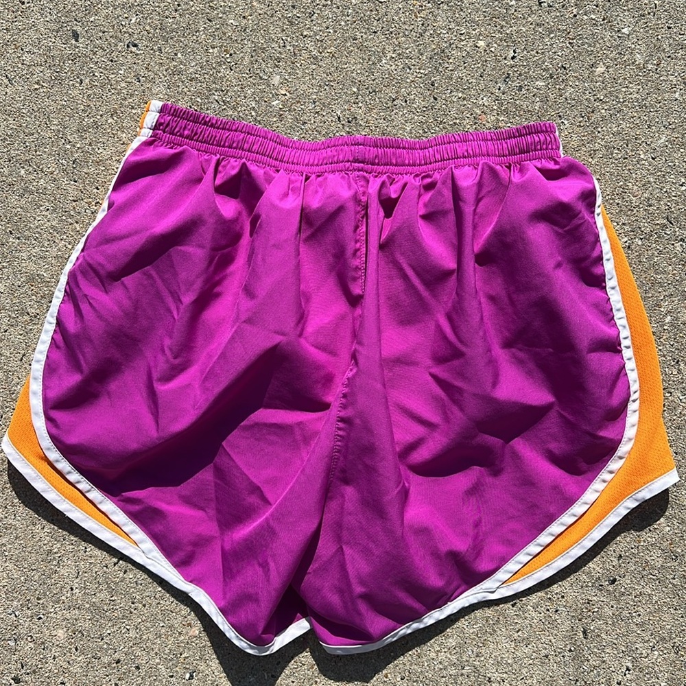 Nike purple orange Tempo running Shorts S Small athletic - Picture 5 of 8